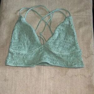 Pink bra cross back with adjustable straps size large